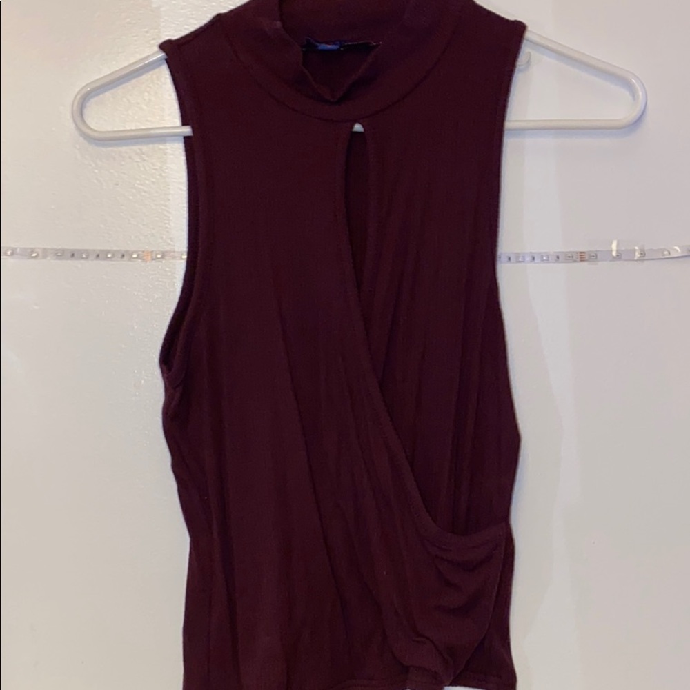 turtle neck tank top